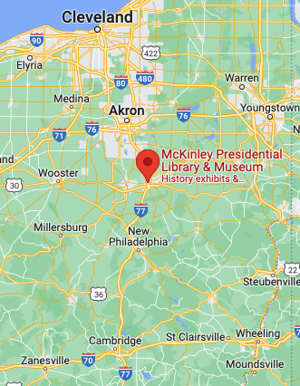 McKinley Presidential Library & Museum Map