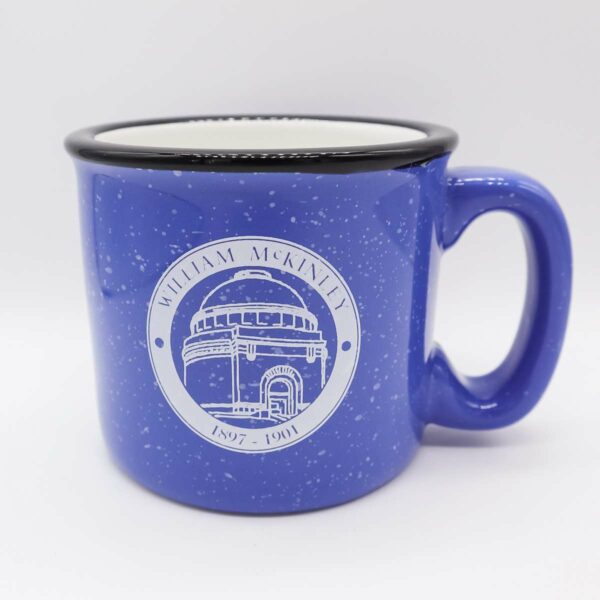 McKinley Presidential Library & Museum Campfire Mug Blue
