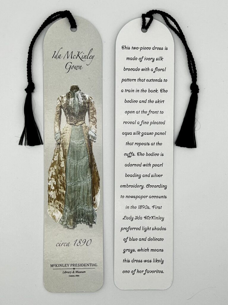 Ida Aqua Gown Bookmark